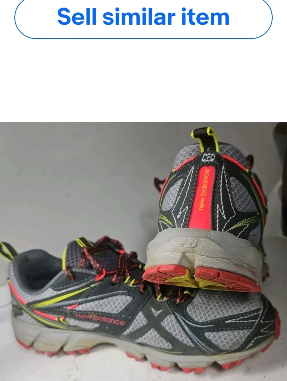 New Balance 610V3 Women Sz8 Blk Trail Run Walk Hike Gorp Street EUC Outdoor[6E